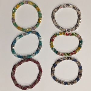 Set of 6 Lily & Laura bracelets